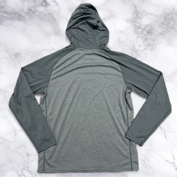 Men’s large Nike dri fit hoodie lightweight gray like new - Picture 2 of 4